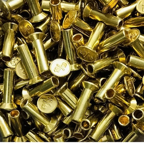 brass brake lining rivets , brass brake shoe rivets , brass hollow rivets